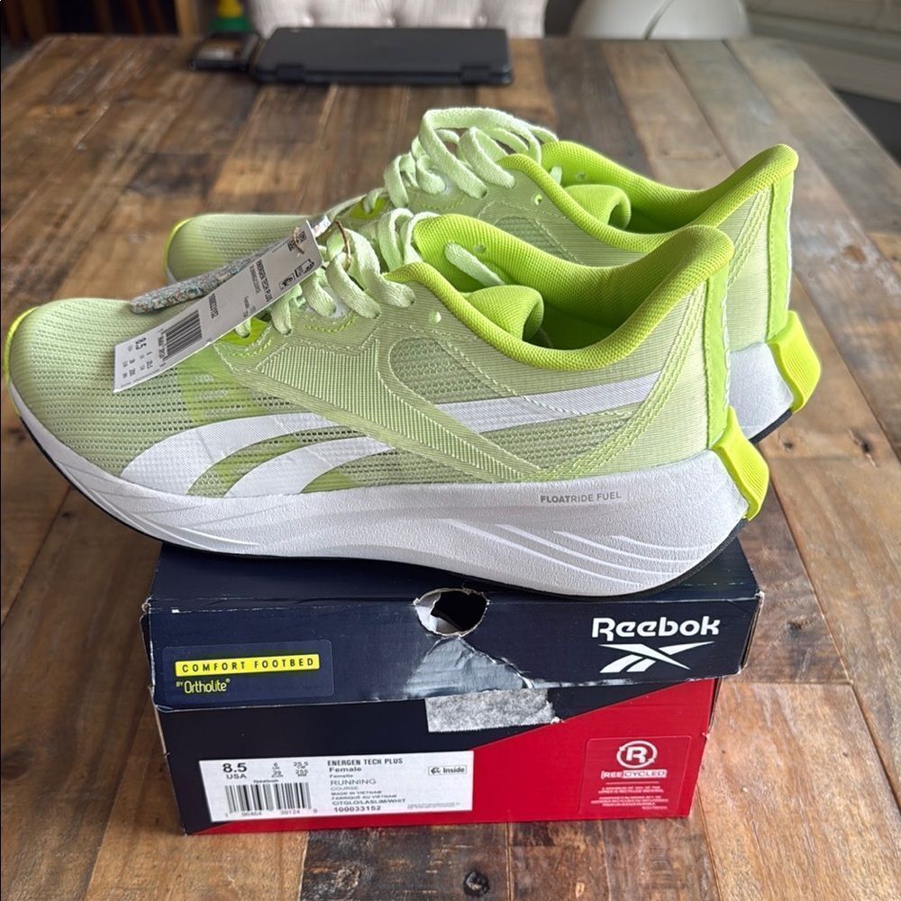 Reebok Energen Tech Plus 'Laser Lime size 8.5